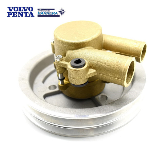 Bomba De Agua Motor Volvo Penta 4,3 Gl-e Correa V Original