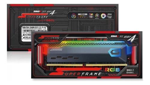 Memória Ddr4 Superframe Rgb, 8gb, 3200mhz, Gray