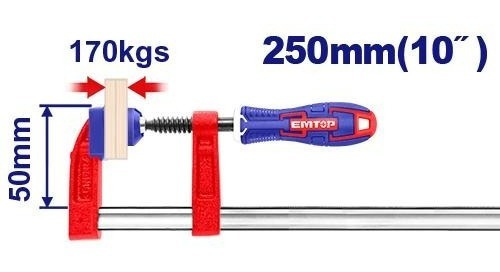 Sargento Tipo F 8 PuLG  Abrazadera 250mm 