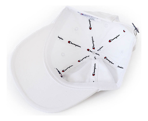 Boné Champion Dad Hat Washed Relaxed Big C Script - Branco