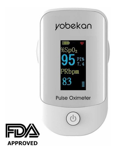 Imagen 4 de 6 de Oximetro De Pulso De Dedo Digital Pulsioximetro Yobekan