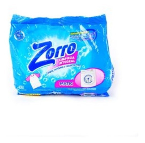 Jabón En Polvo Zorro Matic  400g