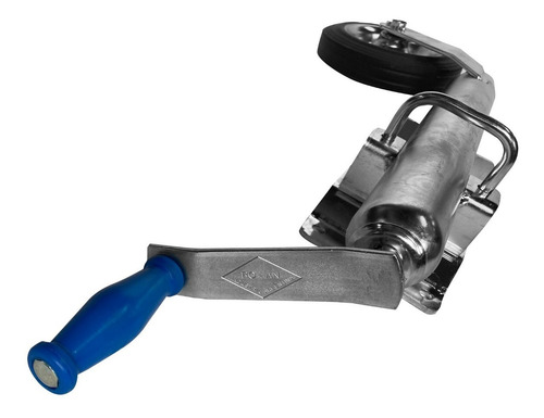 Imagen 2 de 6 de Rueda Timonera Para Trailer Rebatible Y Regulable-chapa Goma