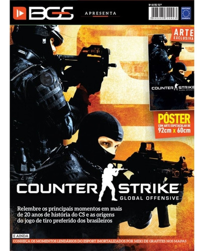 Revista Superpôster Bgs - Counter Strike Global Offensive