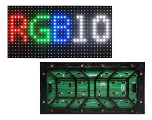 Modulo Aviso Publicitario Rgb Luminoso Led P10 Smd 