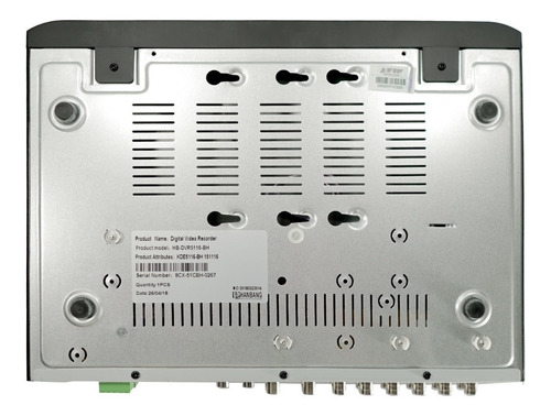 Imagen 6 de 8 de Dvr Hanbang Hd 1 Mpx 16 Ch 720p 25 Fps Cctv Seguridad Cámara