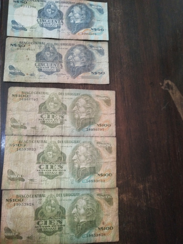 Billetes Uruguayos Antiguos 