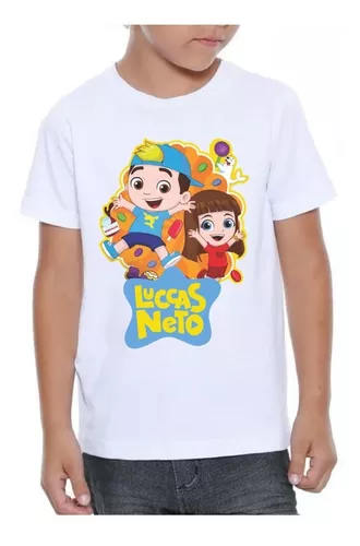 Camiseta Infantil Personalizada Luccas Neto