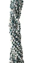 Comprar Hilo Ojo Turco Bola 10 Mm Blanco Con Azul , 1 Hilo , 38 Pza