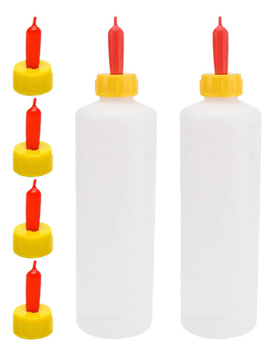 2 Juegos De Biberones Para Terneros De Cabra, Leche Para Ani