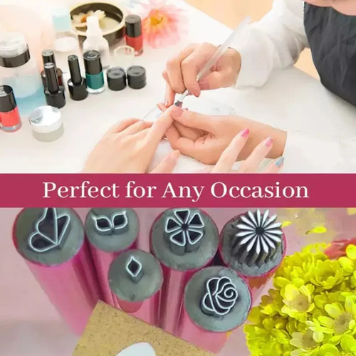 15 Peças De Canetas De Carimbo Para Decoração De Unhas Diy