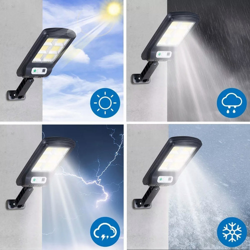 Para Lámpara Solar De Pared Exteriores Sensor Luz 5000 Mah