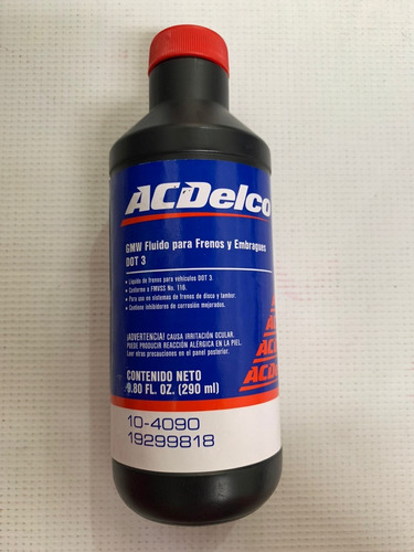 Liga De Frenos Marca Acdelco Dot 3290ml