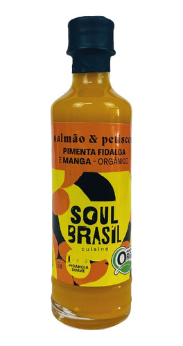 Molho Organico De Pimenta Fidalga E Manga - Soul Brasil 50ml