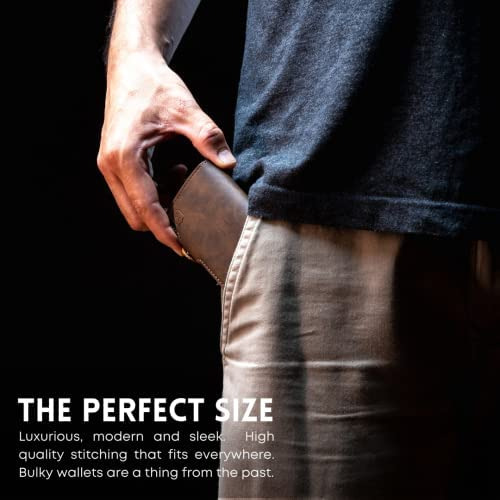 Cartera De Piel Xclusive Para Hombre | Cartera Rfid Triple D