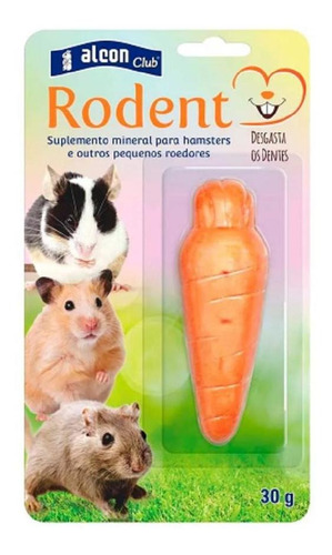 Suplemento Alcon Rodent Hamster 30g Para Dentes Saudáveis