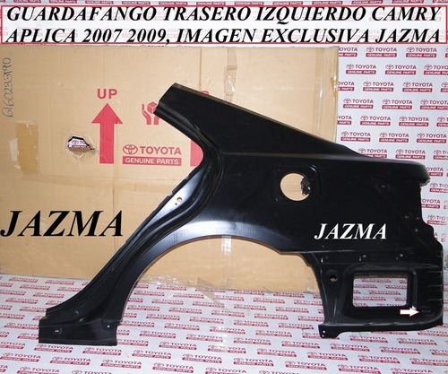 Guardafango Trasero Izquierd Camry 2007 2008 Original Toyota