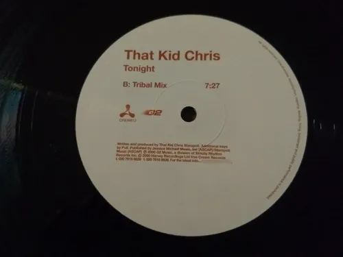 That Kid Chris Tonight Vinilo 12 Uk 2000 Tribal House Ex (Usado)
