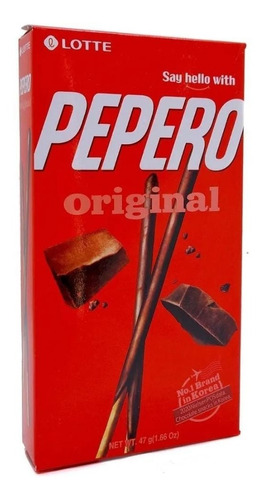 Pepero Original Sabor Chocolate 47 Gr - Origen Corea