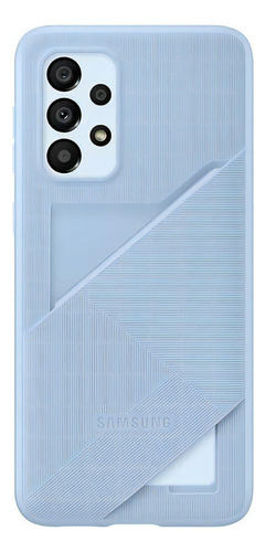 Samsung Card Slot Cover Para Galaxy A33 Color Azul Claro