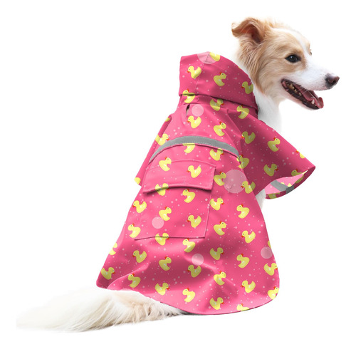 Delifur Chubasquero Para Perros Grandes - Poncho De Lluvia I