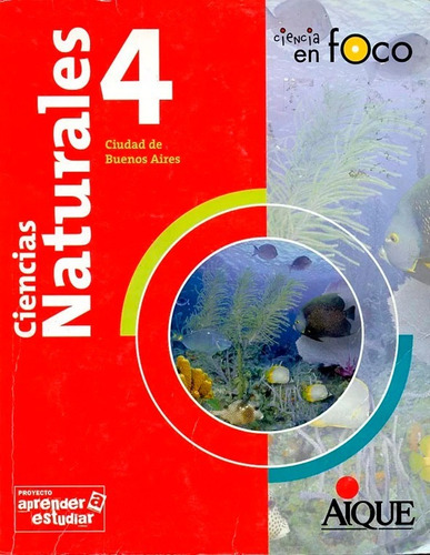 Ciencias Naturales 4 Ciencia En Foco - Aique Usado