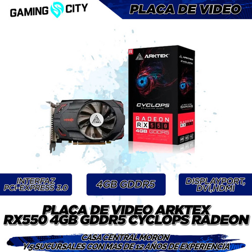 Pc Gamer Cpu Compu Amd Ryzen 5 4500 16gb 500gb Rx 550 Ver2.0