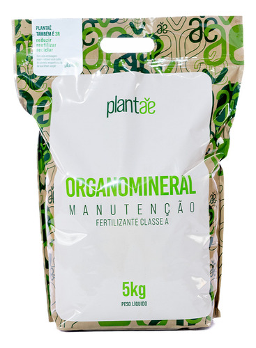Fertilizante Organomineral Plantaê Manutenção 5kg