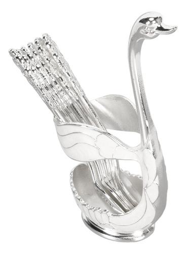 Juego De Cubiertos Swan, Soporte Plateado Para Vajilla, Sopo