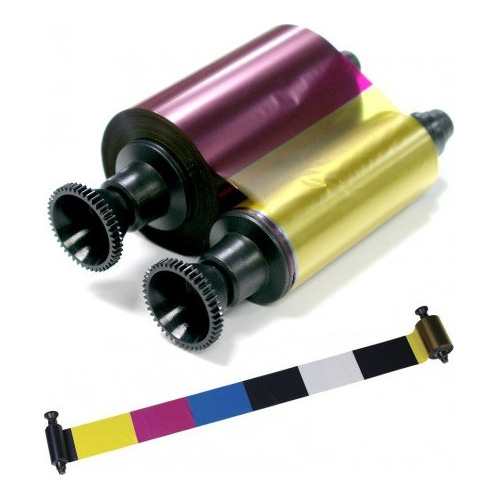 Ribbon Color Evolis R3314 Ymckok Pdualys 3-securion 200 Imps