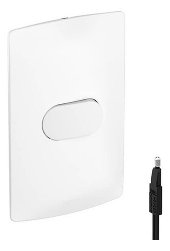 Interruptor Simples Pial Nereya C/ Led Suporte Placa Legrand