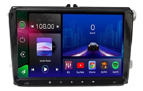 Radio Multimedia Volkswagen 4gb+64 Gol Golf Vento Carplay-aa