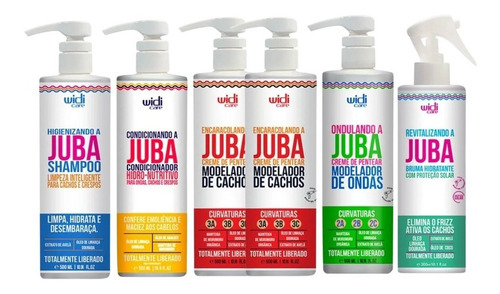 Kit Widi Care Juba Cachos Encaracolando Ondulando 6 Itens