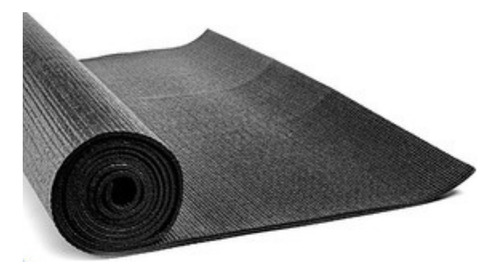 Esteira Tapete/ Colchonete Yoga Ginastica Pilates 1,70x61cm Cor Preto