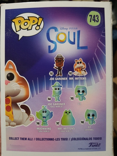 Funko Pop Mr Mittens Soul Pixar (Usado)