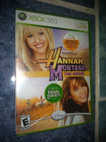 Xbox 360 Live Video Juego Hannah Montana The Movie No Usado