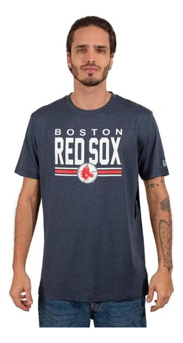 New Era Playera Manga Corta Boston Red Sox Fangear Brushed