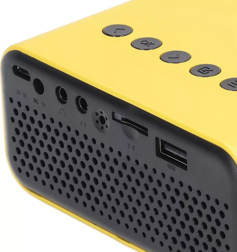 Mini Proyector Portátil Con Control Remoto Hdmi Av Tf Hd