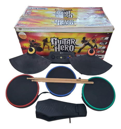 Batería Inalámbrica Guitar Hero World Tour Para Xbox 360 (Reacondicionado)