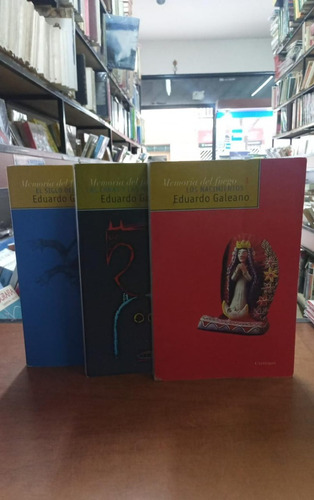 Memoria Del Fuego (3 Tomos)- Eduardo Galeano-librería Merlín