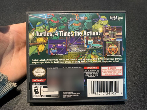 Teenage Mutant Ninja Turtles 3: Mutant Nightmare Nintendo Ds (Usado)