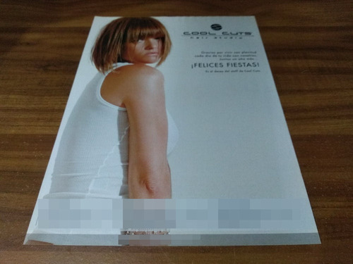 (pi129) Publicidad Araceli Gonzalez * Cool Cuts (Usado)
