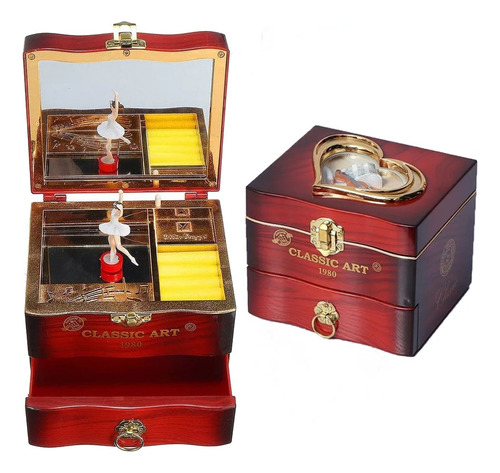 Caja Musical Para Guardar Joyas Diseño De Bailarina 503