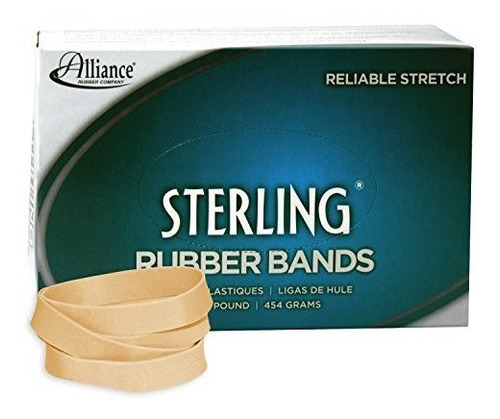 Alliance Rubber 24945 Sterling Rubber Bands Tamaño # 94, Caj