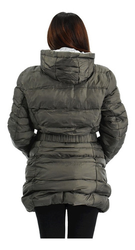 Imagen 3 de 3 de Campera Mujer Inflable Invierno Larga Impermeable G-boy A278
