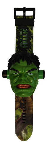 Reloj Pulsera Juguete Proyecta 24 Imágenes Hulk
