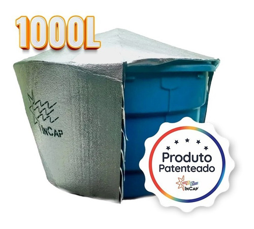 Kit 04 Capas Térmica Para Caixas D'água Incap Uv 1000 Lts