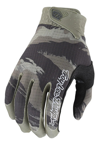 Guantes De Bicicleta Air Brushed Camo Army Verde Tld