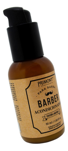 Primont Barber Acondicionador De Barba Sin Enjuague 50ml