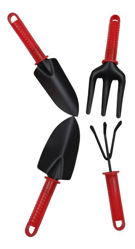 Jogo 4 Peças Mini Ferramentas Jardim